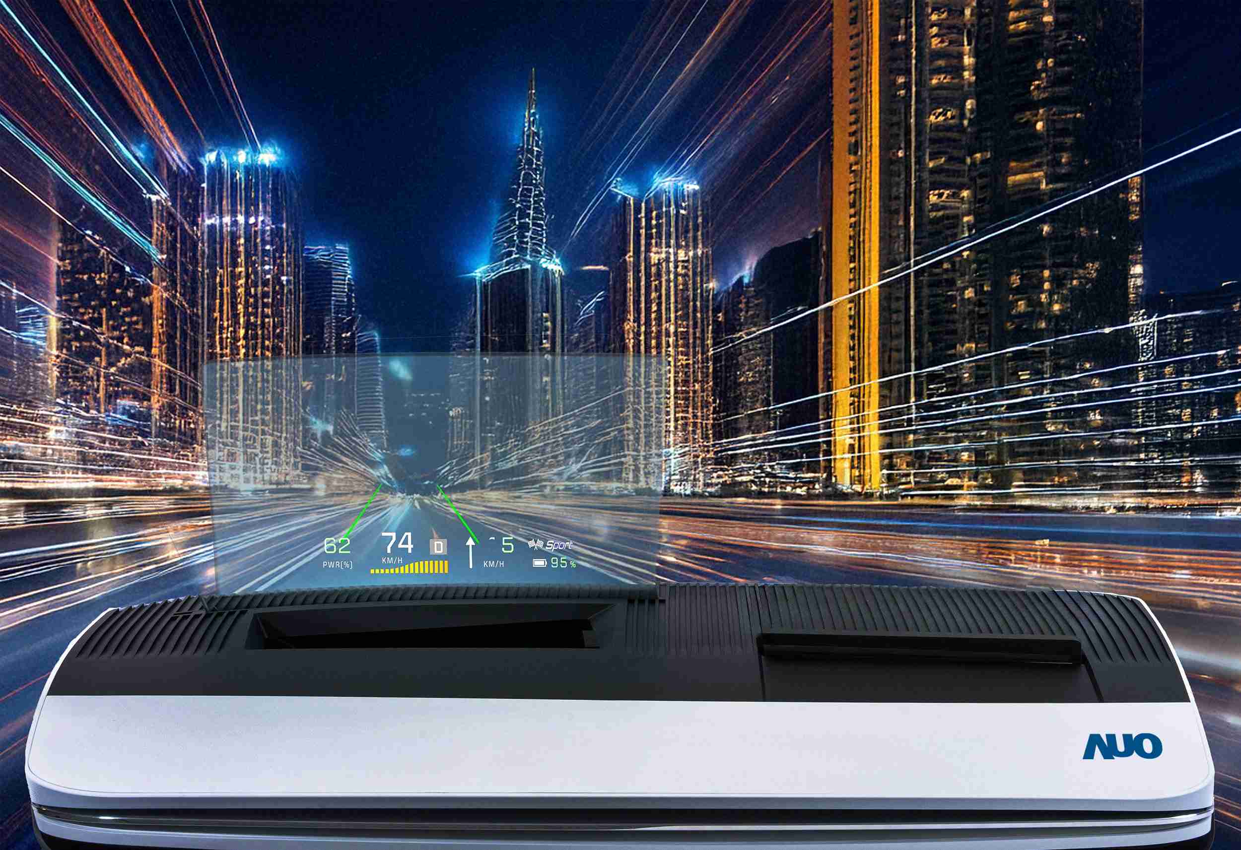 糖果派对推出13吋Micro LED抬头显示器，，，，提供高入眼亮度、、、、高色彩饱和度的显示质量，，，在阳光下或黑暗中都清晰可见，，，并利用Micro LED模块体积小的优势，，，，解决车用空间有限的痛点